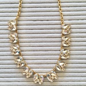 Flawless J. Crew gold Statement necklace