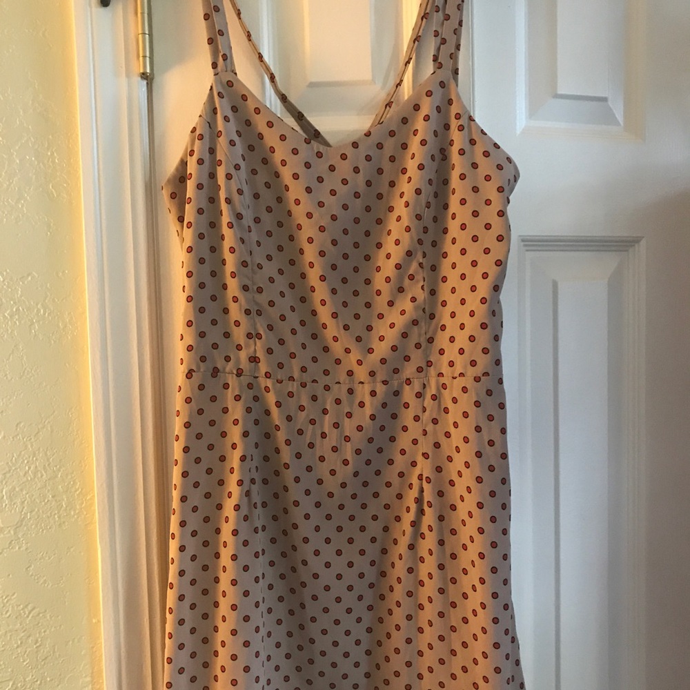 Audrey 3+1 polka dot slip dress