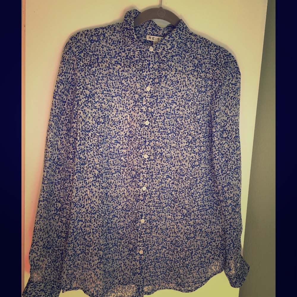 Flirty flowy Reiss blouse