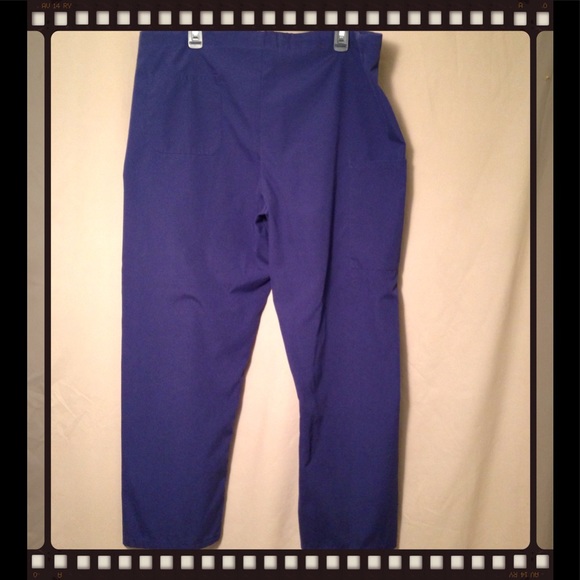 SCRUB PANTS |UNISEX |NAVY BLUE |MEDICAL |NURSING - Picture 2 of 8