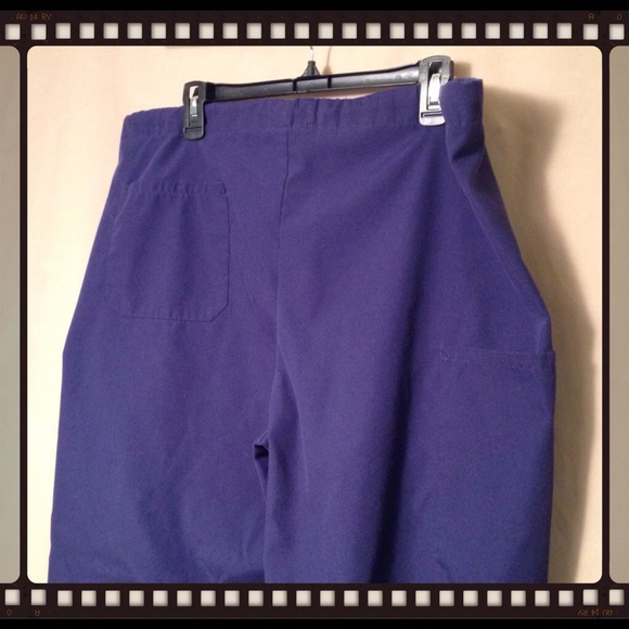 SCRUB PANTS |UNISEX |NAVY BLUE |MEDICAL |NURSING - Picture 5 of 8