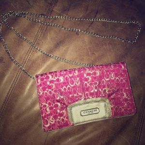 Coach crossbody wallet