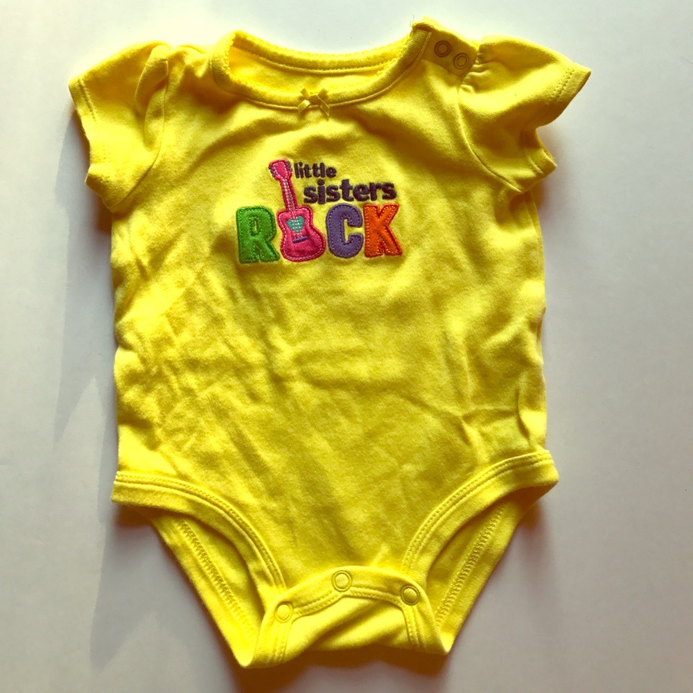 Little Sisters Rock Onesie