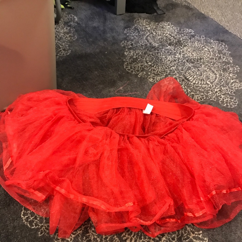 Sparkly red tutu Halloween costume