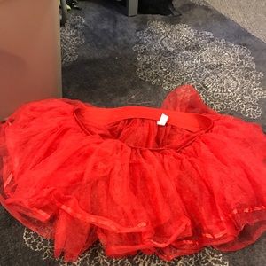 Sparkly red tutu Halloween costume