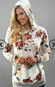Floral hoodie