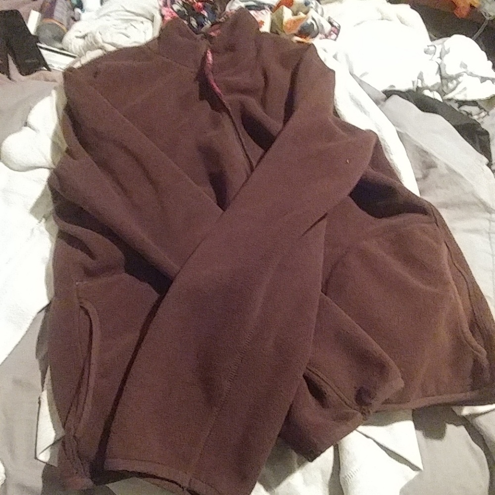 Reversible 1x fleece coat
