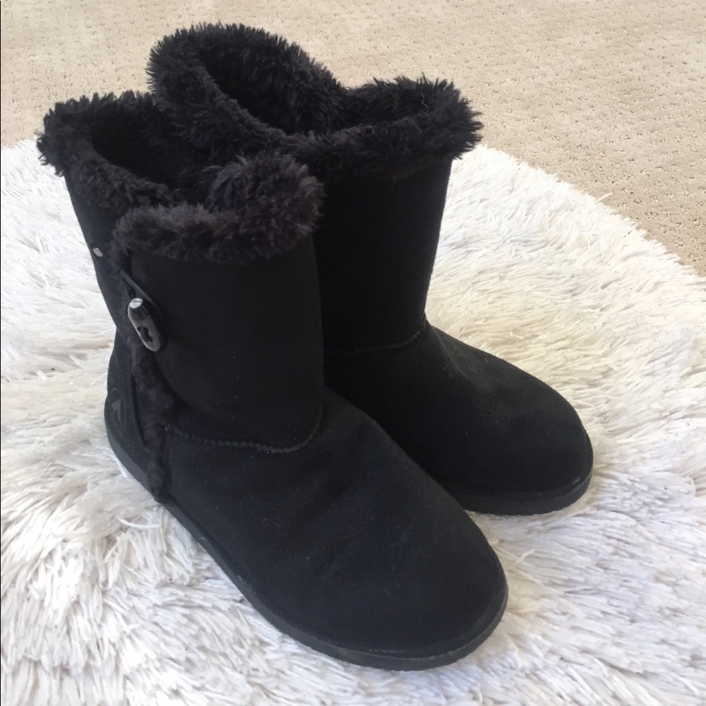 GUC Airwalk Faux Shearling & Suede Ankle Boot 6.5