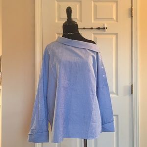 Zara Spring 17 Off-Shoulder Stripe Blouse