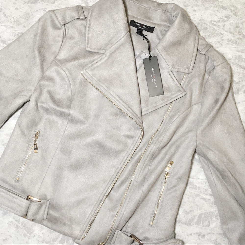 🎉SOLD🎉 Suede Moto Jacket - Picture 3 of 4