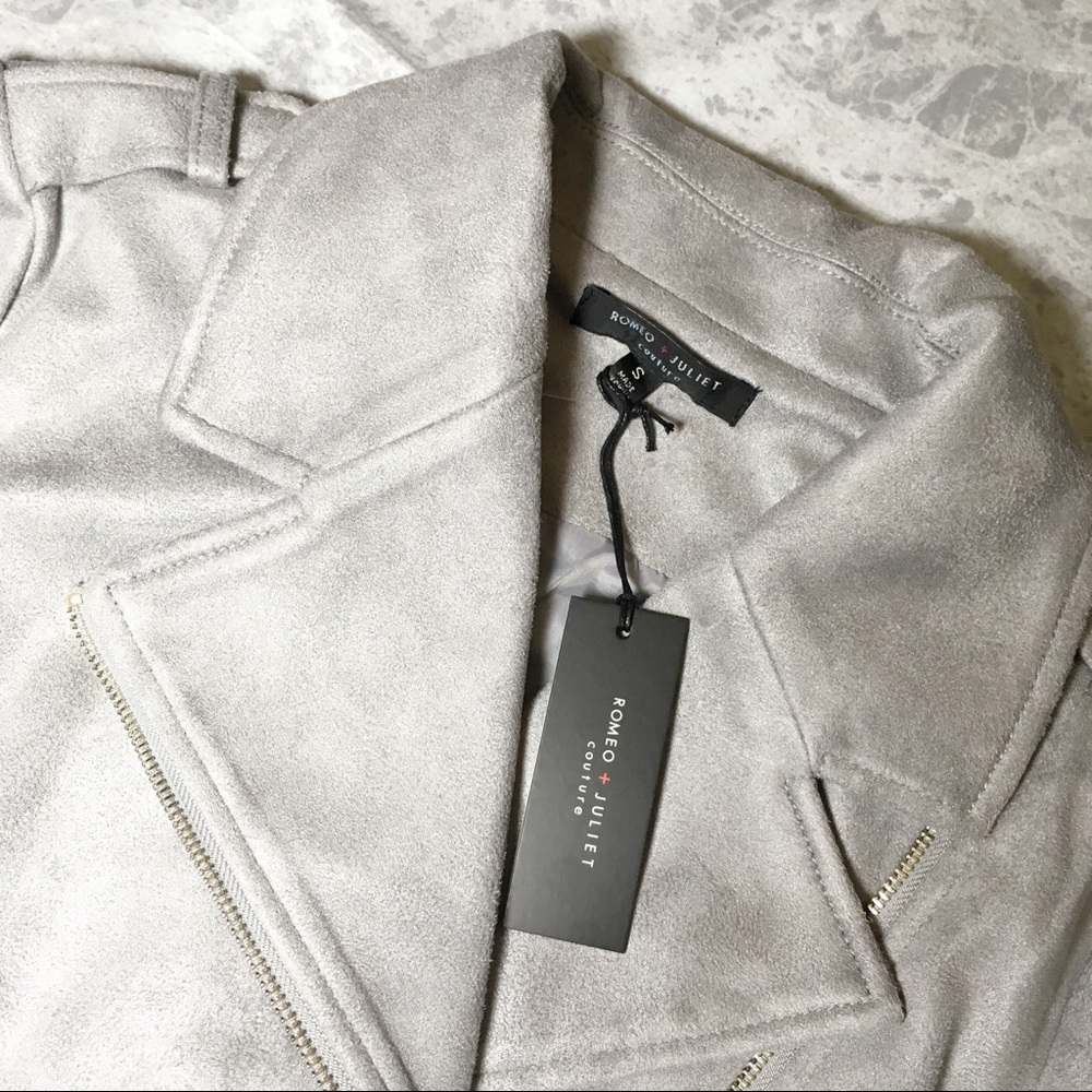 🎉SOLD🎉 Suede Moto Jacket - Picture 4 of 4