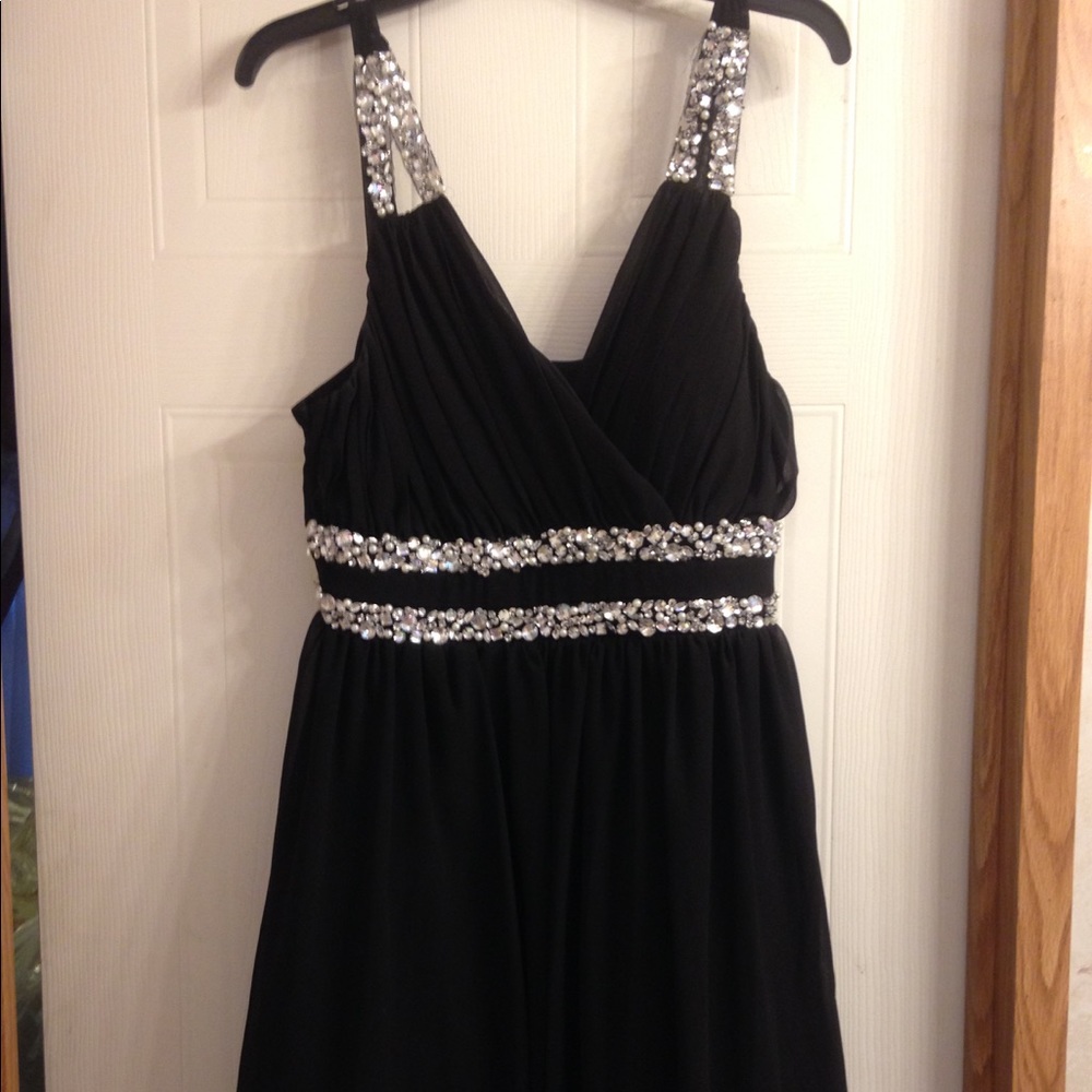 Black formal dress
