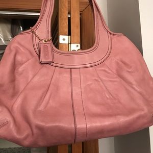 Coach Leather bag Pink