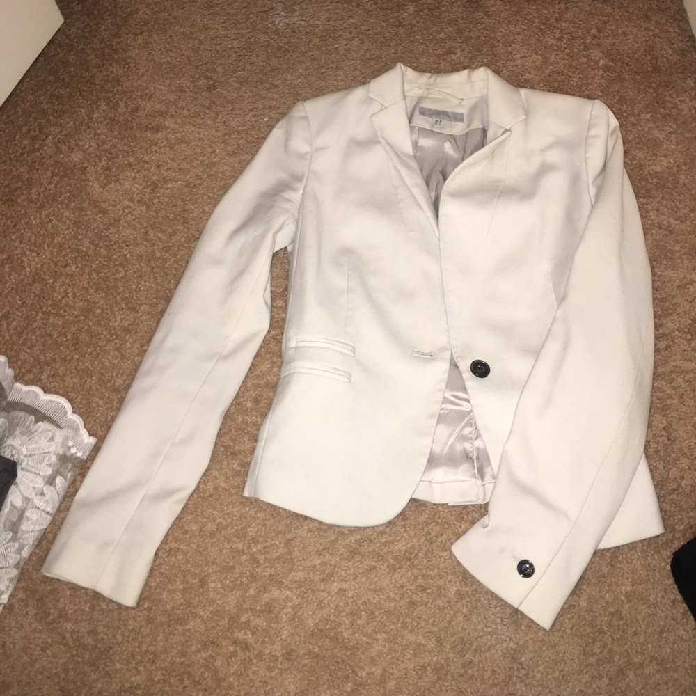 Cream colored blazer