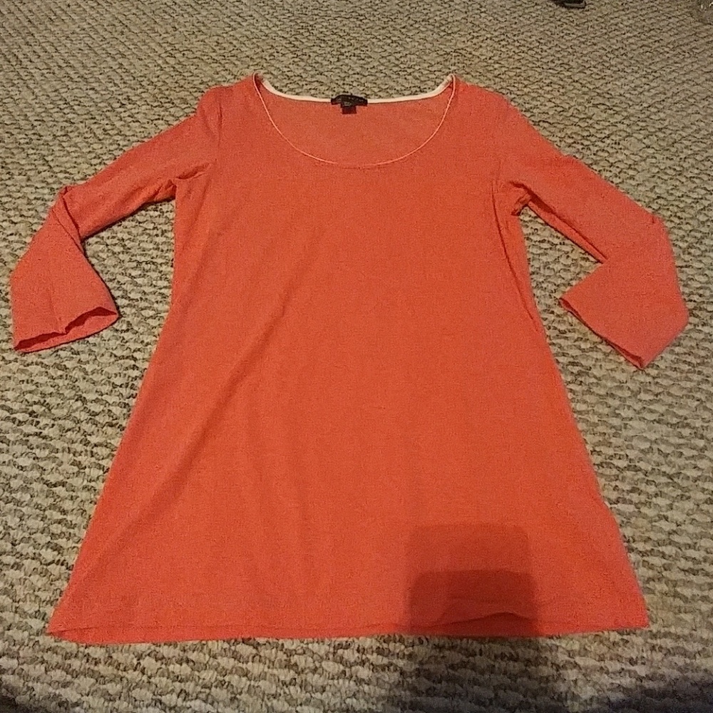 Pink 3/4 length sleeve shirt
