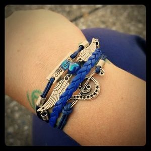 Infinity bracelet- courage