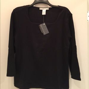 Black Geoffrey Beene top