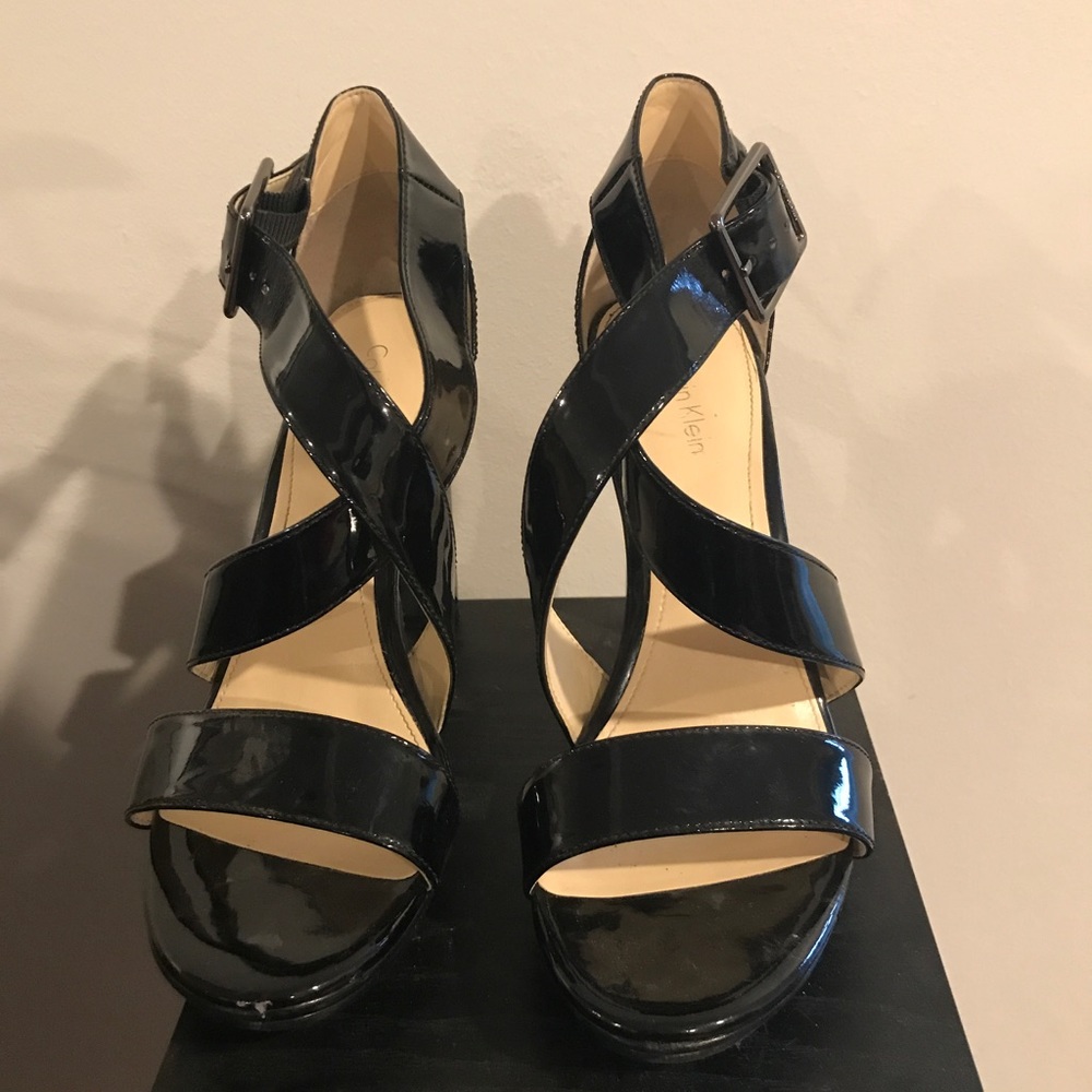 Calvin Klein strappy heels