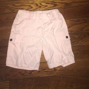 Crewcuts size 9 pink khaki shorts cotton
