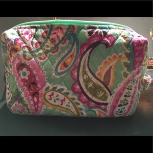 Vera Bradley large toiletry/cosmetic bag