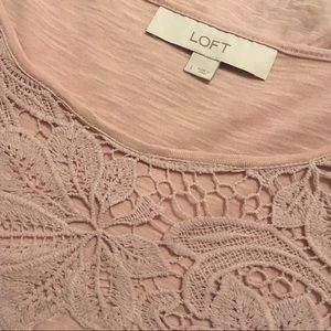 LOFT Embroidered Floral Tee