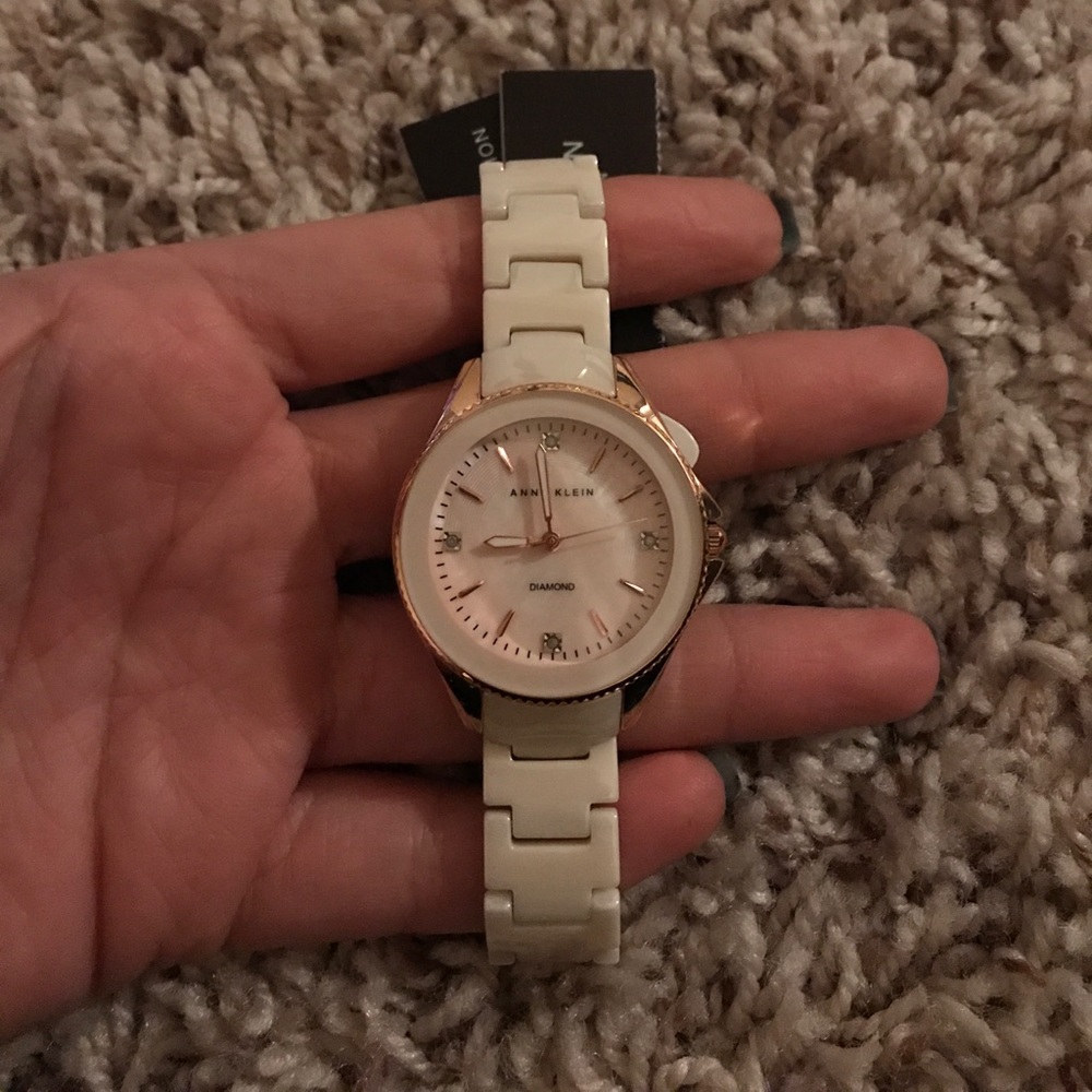 Ceramic Anne Klein Wristwatch