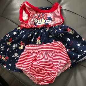 Minnie Mouse Newborn Dress