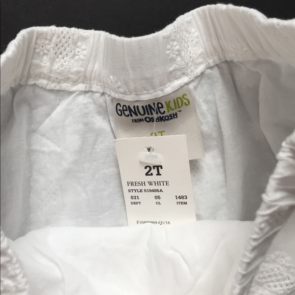 ♻️ Embroidered White Skirt - NWT - Picture 3 of 3