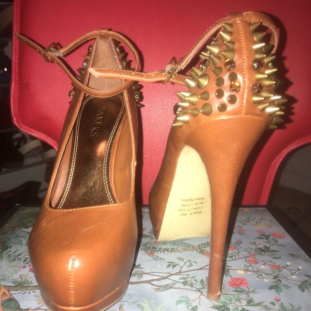 Peanut Butter Studded Heels