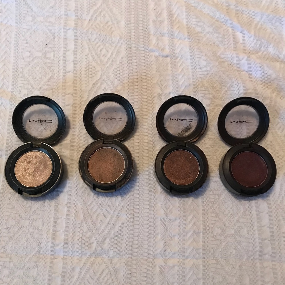 MAC eyeshadows.
