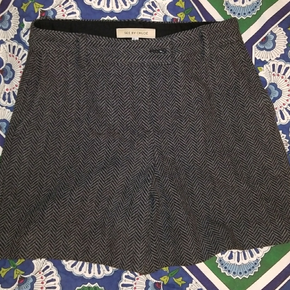 See by Chloe vintage wool shorts
