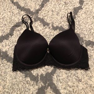 Aerie Black Bra with lace detail