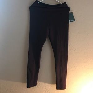 Wine/Burgundy Lysse leggings