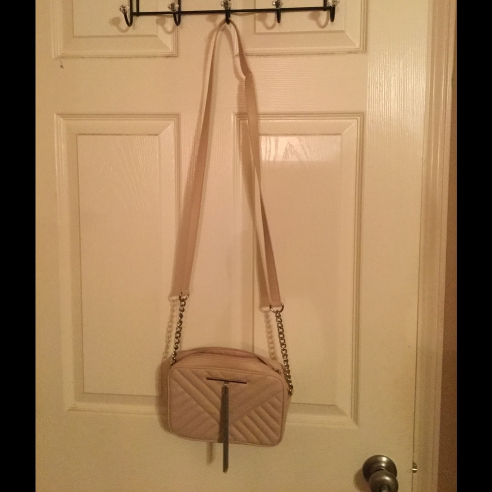 Nude pink satchel