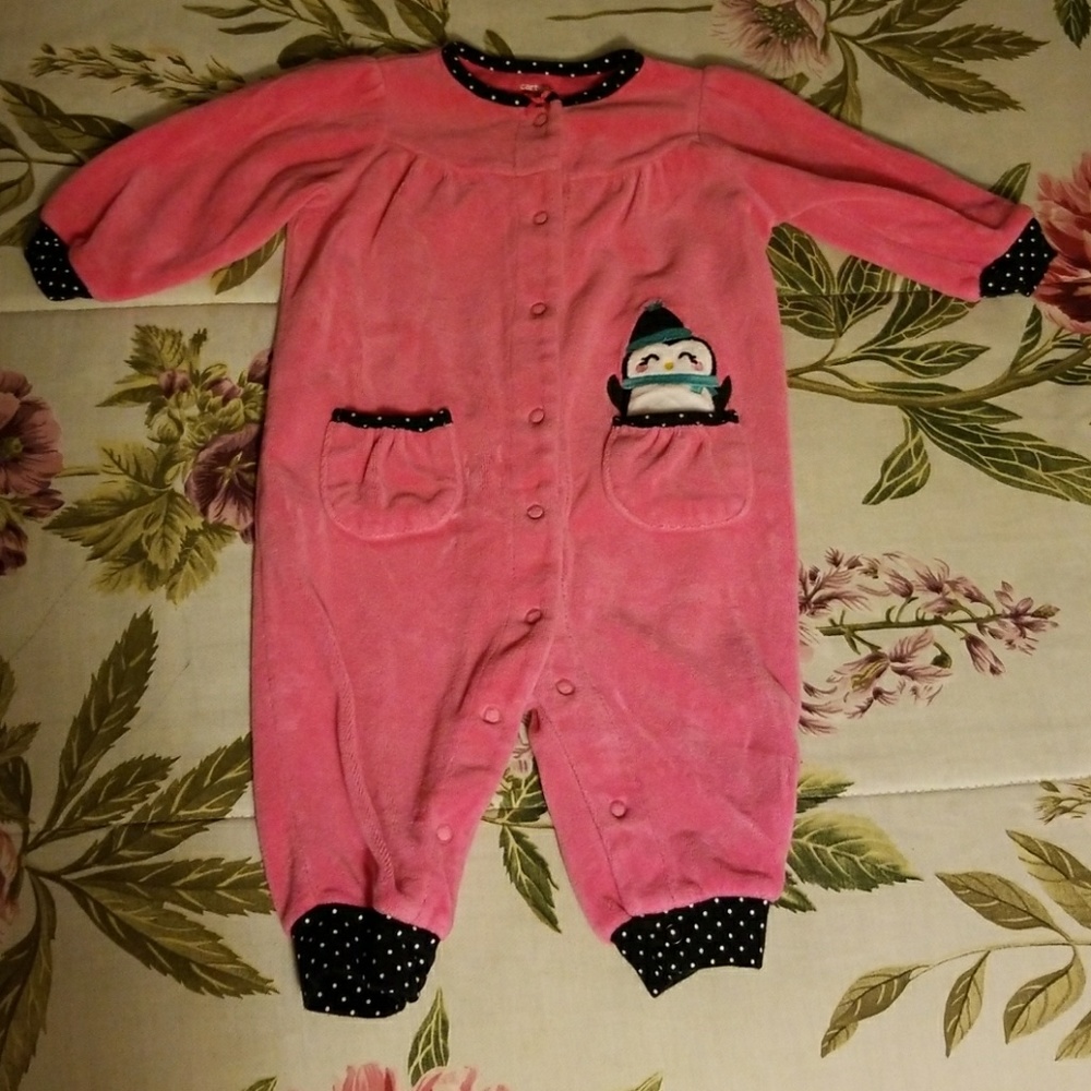 Warm fuzzy pink outfit