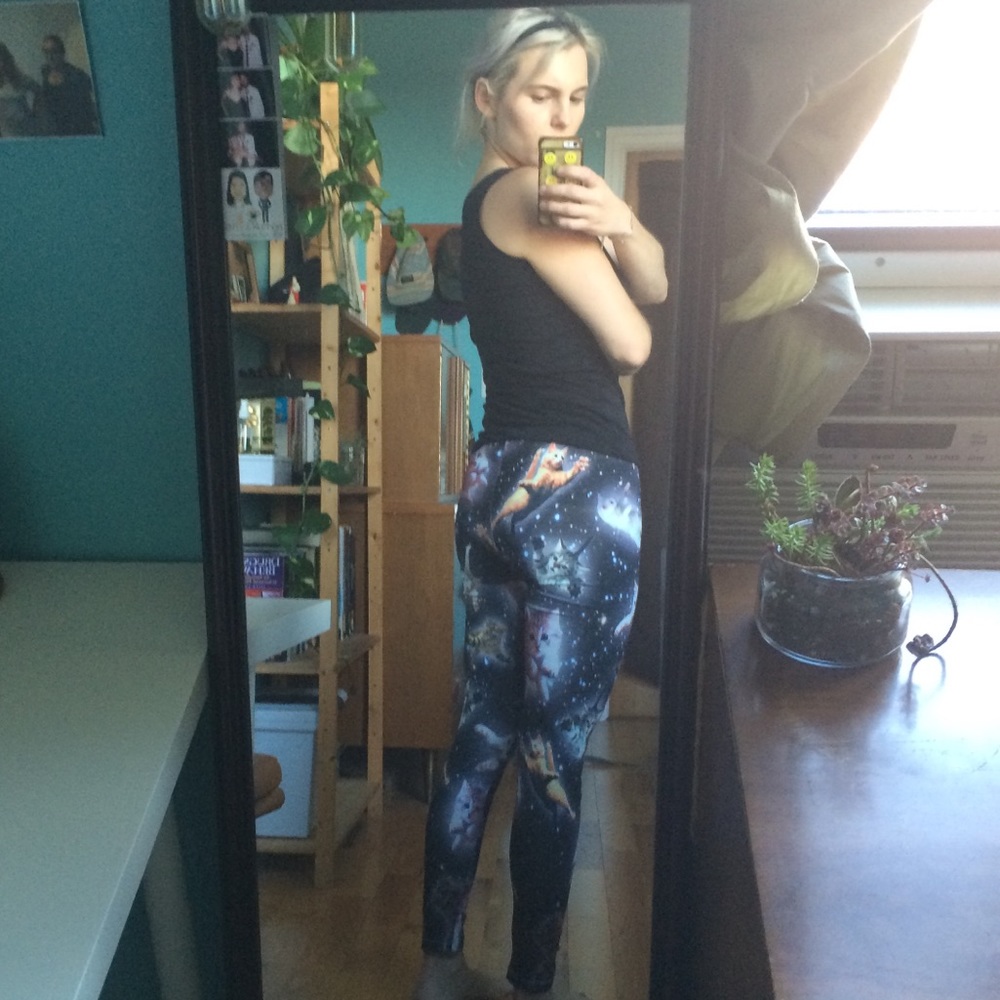 Cats in space leggings!