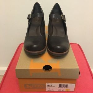 KORKS by KORK EASE Dark Brown Leather Mary Jane