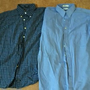 Young men's dress shirts/pants wardrobe,