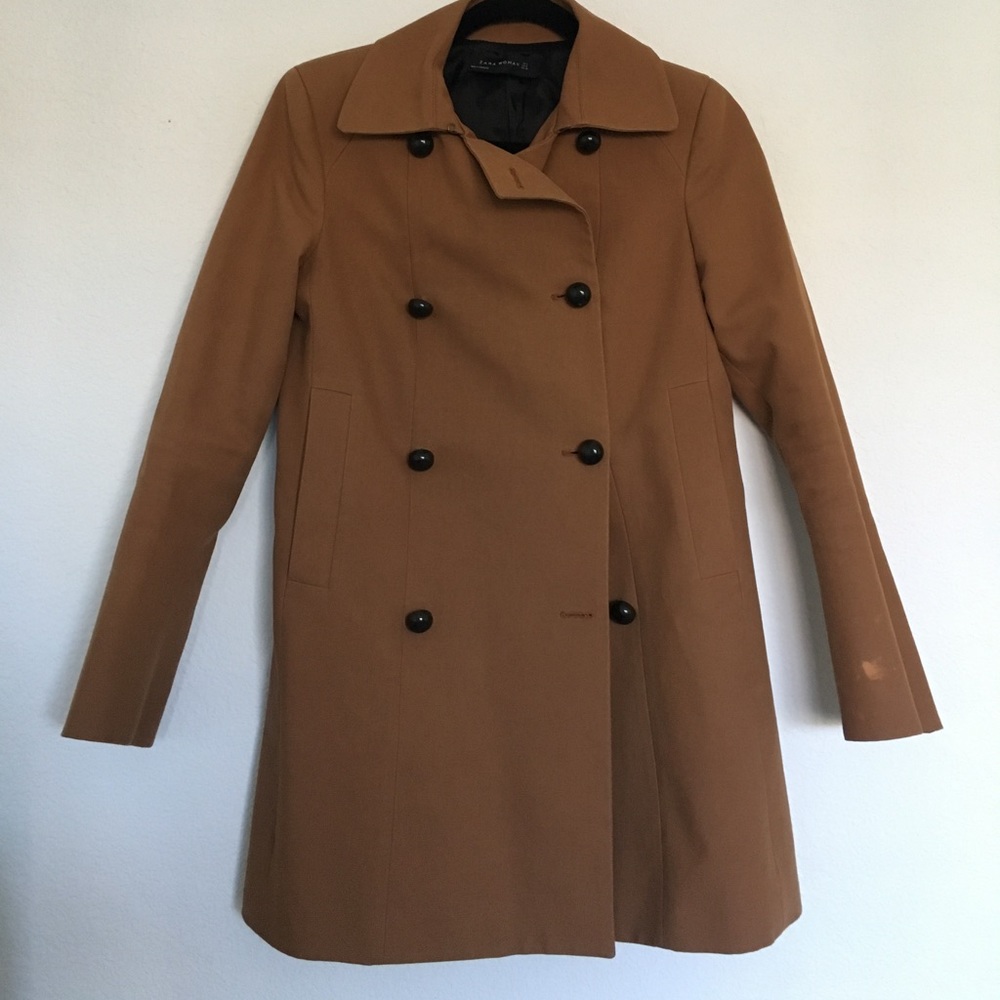 Zara caramel trench coat