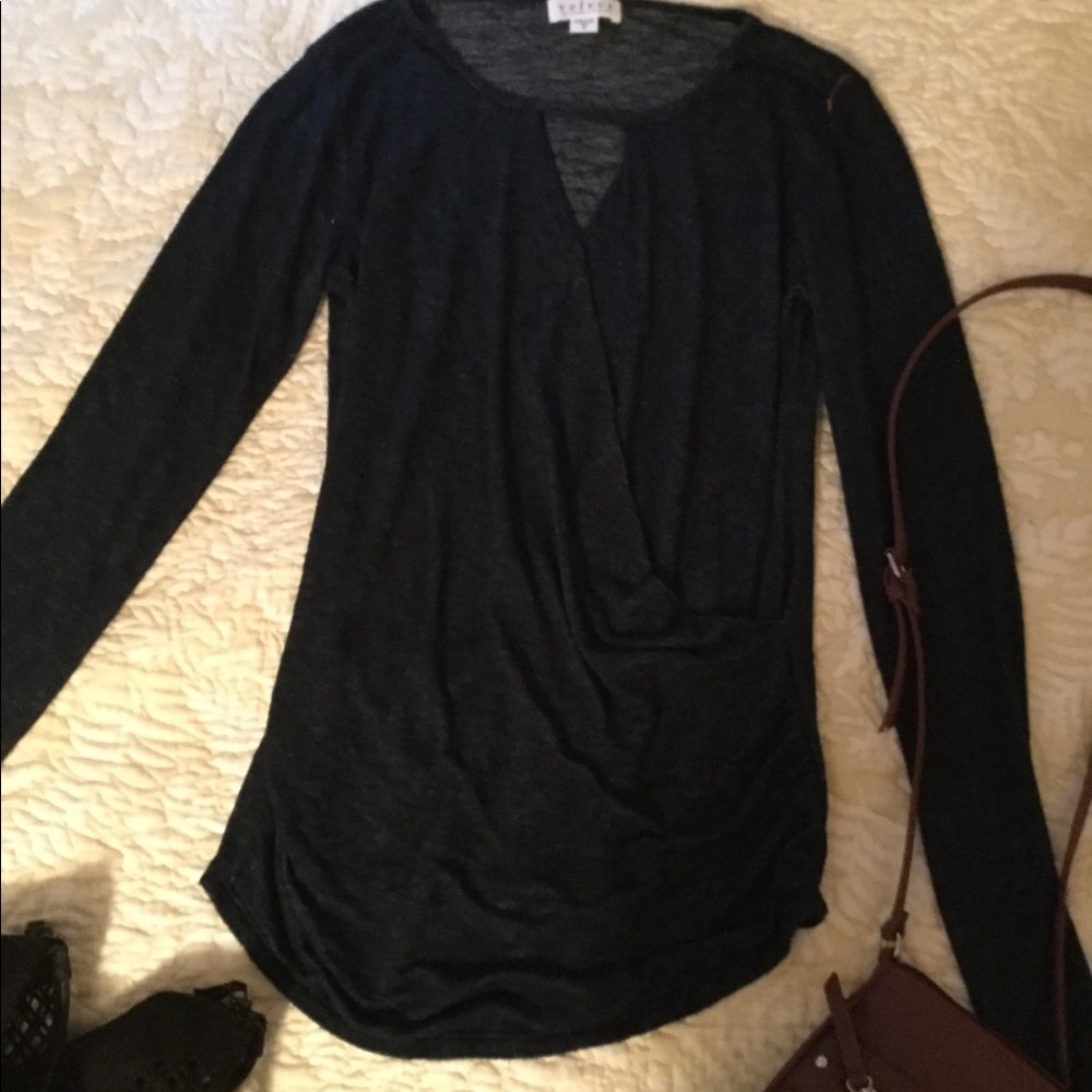 Velvet by Graham & Spenser navy knit S PRICE DROP! - Picture 7 of 7