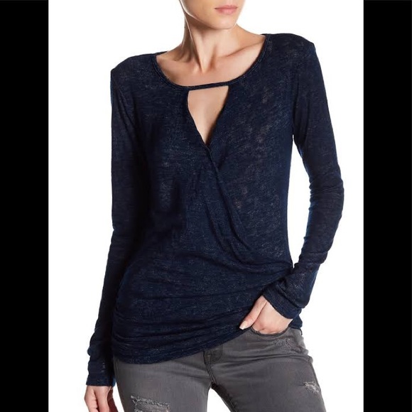 Velvet by Graham & Spenser navy knit S PRICE DROP! - Picture 2 of 7