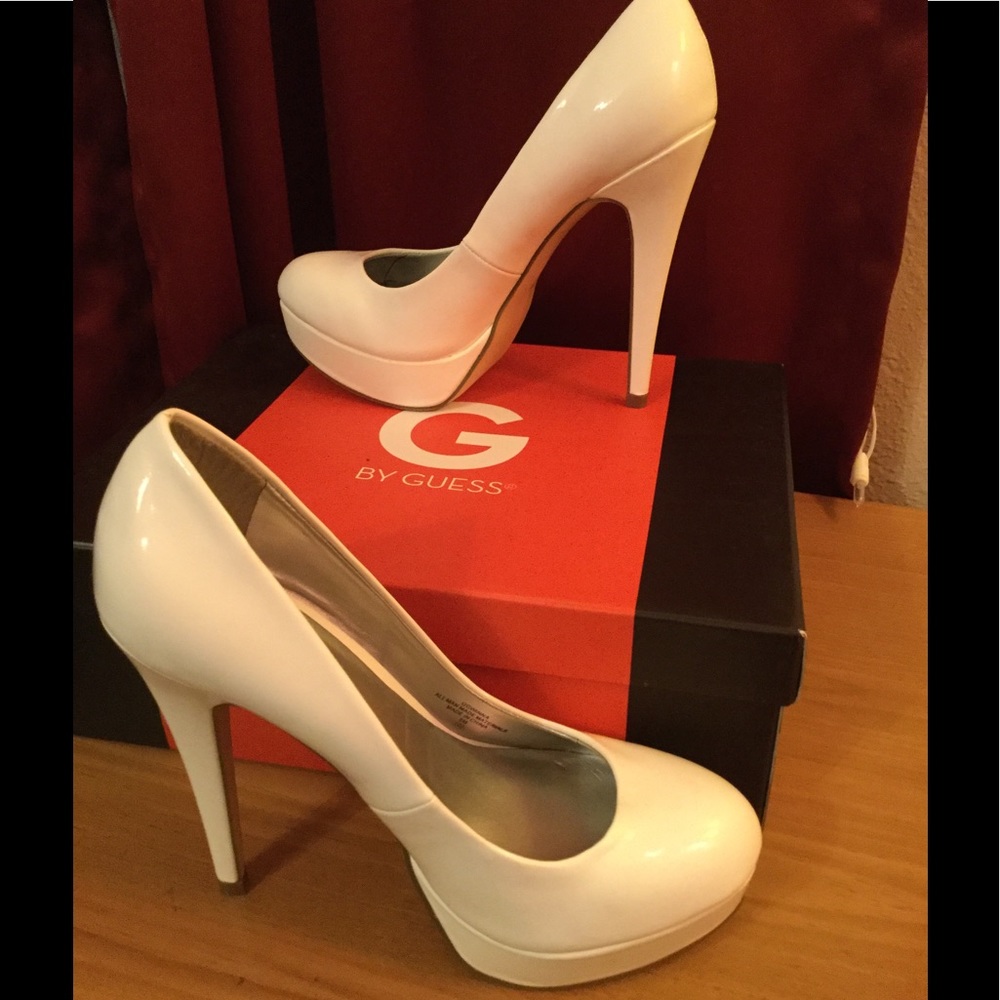 White pumps