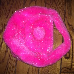 Girls sparkly pink purse