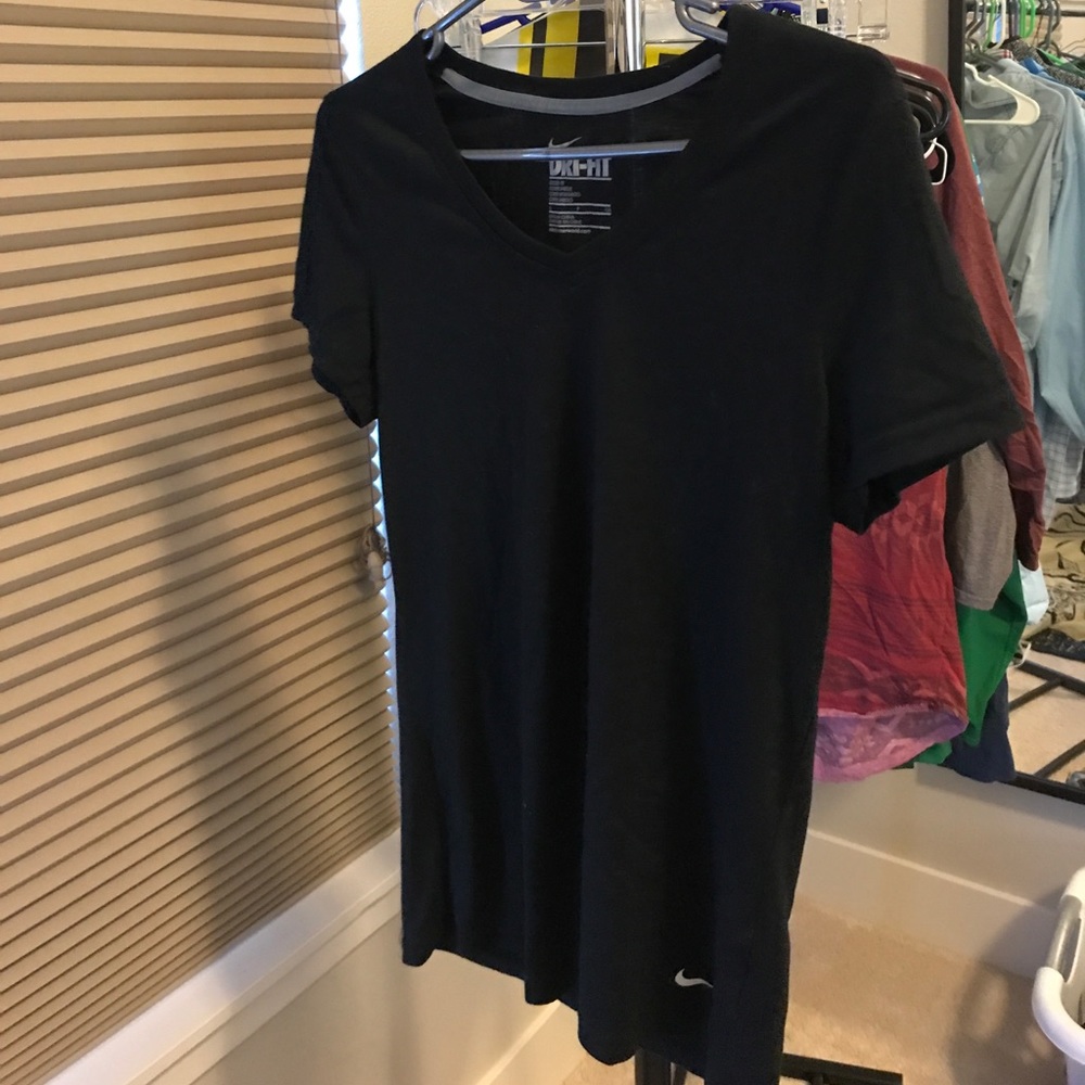 Black nike v neck