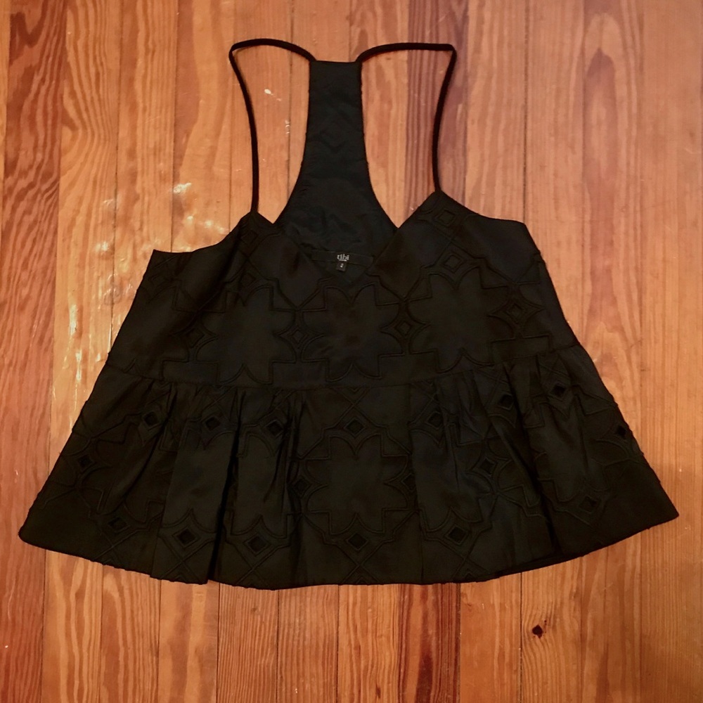 Tibi Structured Crop Top