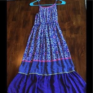 Girls size 7/8 maxi dress