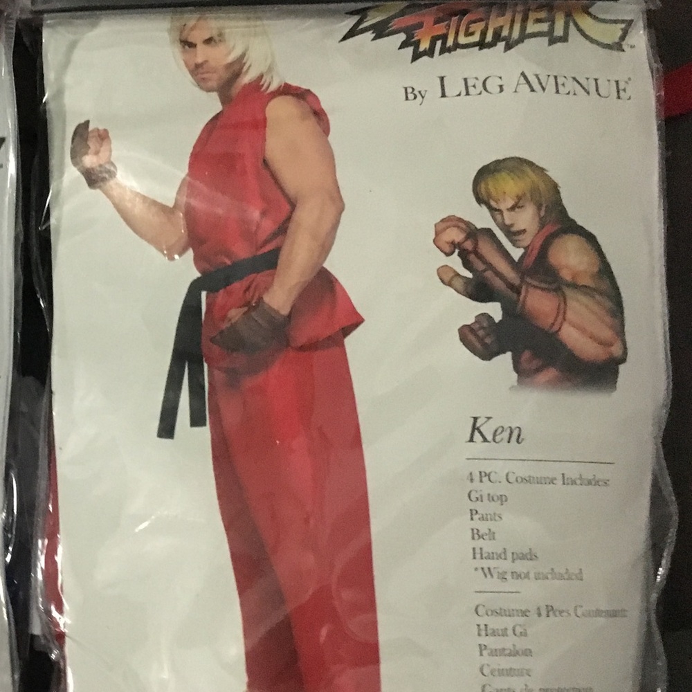 Ken from Street Fighter Costume