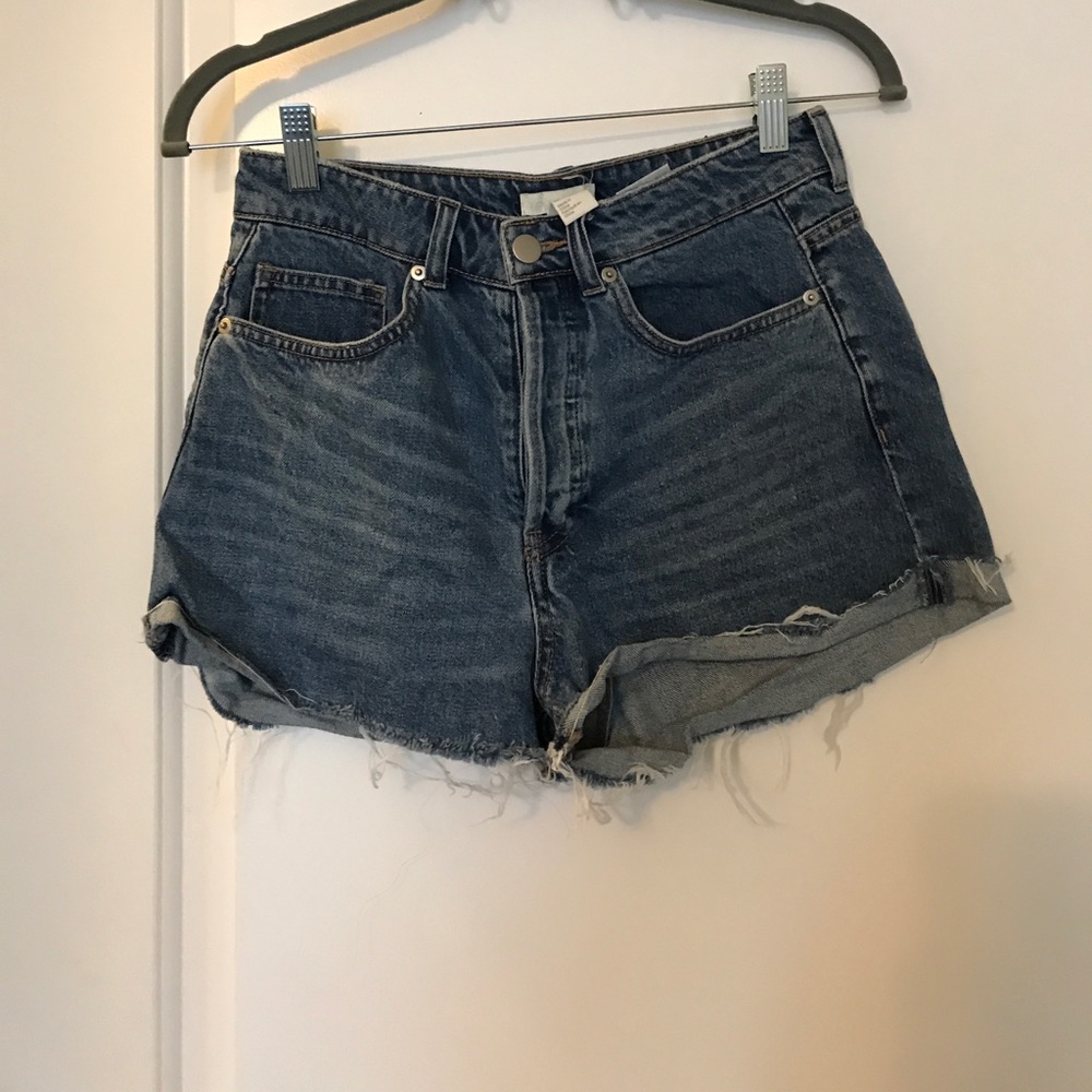 Denim shorts