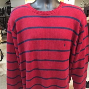 Polo Ralph Lauren knit sweater Sz xxl red/blue