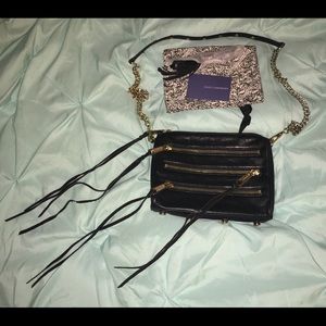 Rebecca Minkoff 5 Zip Mini - Black (like new)
